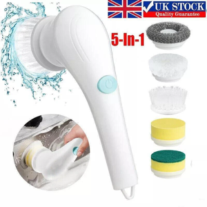 Unbranded 5 In 1 Handheld Electric Spin Scrubber Cleaning Brush Rotating Cleaner Unbranded 5 In 1 Handheld Electric Spin Scrubber Cleaning Brush Rotating Cleaner