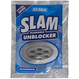 6 x Kilrock Slam Bathroom Plughole Unblocker 80g 6 x Kilrock Slam Bathroom Plughole Unblocker 80g