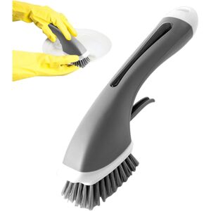 Unbranded (Grey) Kitchen Dish Brush - Long Handle Soap Dispensing Automatic Cleaning Scrub Unbranded (Grey) Kitchen Dish Brush - Long Handle Soap Dispensing Automatic Cleaning Scrub
