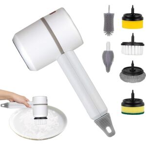 Unbranded (White) Electric Cleaning Brush,Handheld Kitchen Cleaner Household Motorized Bru Unbranded (White) Electric Cleaning Brush,Handheld Kitchen Cleaner Household Motorized Bru