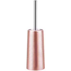 Torribaly Stainless Steel Toilet Brush and Holder - Bowl Cleaner Set for Bathroom (Rose Go Torribaly Stainless Steel Toilet Brush and Holder - Bowl Cleaner Set for Bathroom (Rose Go