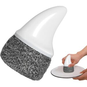 Unbranded (Grey) Stainless Steel Scrubber with Handle Shark Shape Handle Scrubber in Sta Unbranded (Grey) Stainless Steel Scrubber with Handle Shark Shape Handle Scrubber in Sta