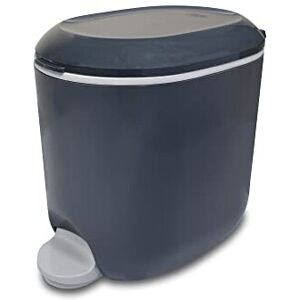 Addis Premium Deluxe Bathroom Office Pedal Bin with inner, 3.5 litre, Charcoal G Addis Premium Deluxe Bathroom Office Pedal Bin with inner, 3.5 litre, Charcoal G