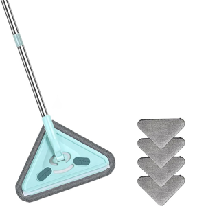 Kopinma Multifunctional Mop, 360 Rotatable and Adjustable Cleaning Wet Dry Triangle, Kopinma Multifunctional Mop, 360 Rotatable and Adjustable Cleaning Wet Dry Triangle,