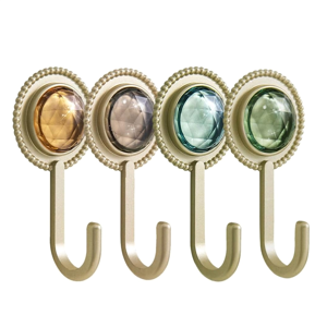 Kopinma Heavy Duty Adhesive Hooks, 4Pcs Wall Mount Hangers Hanging Coat Hooks Decorative Kopinma Heavy Duty Adhesive Hooks, 4Pcs Wall Mount Hangers Hanging Coat Hooks Decorative