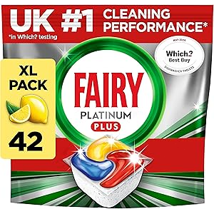 Fairy Platinum Plus Dishwasher Tablets 42 Pack Lemon Scent Anti Dull Fairy Platinum Plus Dishwasher Tablets 42 Pack Lemon Scent Anti Dull