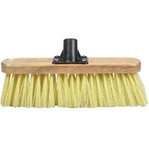 Faithfull Soft Cream Pvc Bristle Broom Head 300mm (12in) Threaded Socket Faithfull Soft Cream Pvc Bristle Broom Head 300mm (12in) Threaded Socket