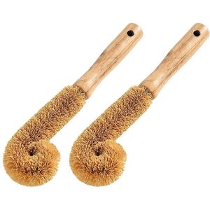 Kricely (As show, One size) 2pcs Water Bottle Cleaning Tools Wooden Cleaning Brush Bent Kricely (As show, One size) 2pcs Water Bottle Cleaning Tools Wooden Cleaning Brush Bent