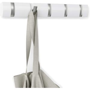 Umbra Flip 5-Hook Wall Mounted Coat Rack, Modern, Sleek, Space-Saving Coat Hange Umbra Flip 5-Hook Wall Mounted Coat Rack, Modern, Sleek, Space-Saving Coat Hange