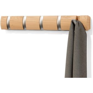 Umbra Flip 5-Hook Wall Mounted Coat Rack, Modern, Sleek, Space-Saving Coat Hange Umbra Flip 5-Hook Wall Mounted Coat Rack, Modern, Sleek, Space-Saving Coat Hange