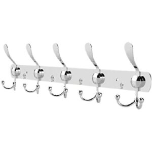 Unbranded (Silver) Hanging Of Design Stainless Steel Hangers With Wall Mounted Hooks Hats Unbranded (Silver) Hanging Of Design Stainless Steel Hangers With Wall Mounted Hooks Hats