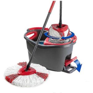 Unbranded Pack of 2 Turbo Mop Heads with EasyWring Pedal and Microfibre Cleaning Head for Unbranded Pack of 2 Turbo Mop Heads with EasyWring Pedal and Microfibre Cleaning Head for