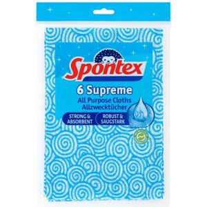 Spontex Supreme All Purpose Cloth 6 per pack Spontex Supreme All Purpose Cloth 6 per pack