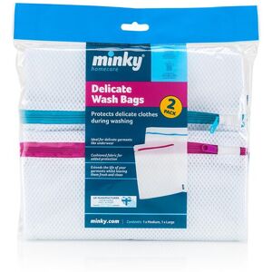 Minky Delicates Wash Bag 2pk Minky Delicates Wash Bag 2pk