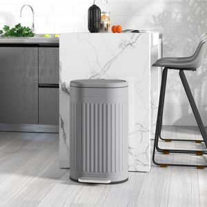 HOMCOM 30L Pedal Bin - Grey HOMCOM 30L Pedal Bin - Grey
