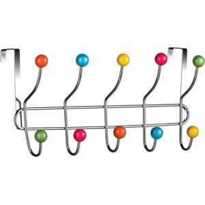Premier Housewares Over Door Hooks Multi Color Plastic Over The Door Hanger / Ha Premier Housewares Over Door Hooks Multi Color Plastic Over The Door Hanger / Ha