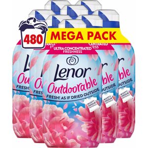 Lenor Outdoorable Fabric Conditioner 480 Washes (8x60), Floral Fresh - Ultra Con Lenor Outdoorable Fabric Conditioner 480 Washes (8x60), Floral Fresh - Ultra Con