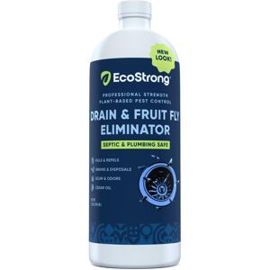 Eco Strong Fruit Fly Drain Treatment Drain Fly Eliminator All-Natural, Eliminates Gnats Eco Strong Fruit Fly Drain Treatment Drain Fly Eliminator All-Natural, Eliminates Gnats