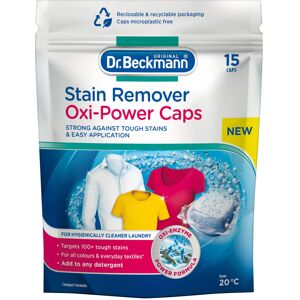 Dr Beckmann Dr. Beckmann Stain Remover Oxi Power Caps Eliminate stubborn stains Convenie Dr Beckmann Dr. Beckmann Stain Remover Oxi Power Caps Eliminate stubborn stains Convenie