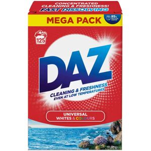 Daz Washing Powder 125 Washes ? Family Pack Laundry Detergent for Brilliant Whit Daz Washing Powder 125 Washes ? Family Pack Laundry Detergent for Brilliant Whit