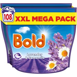 Bold PODS? Washing Liquid Laundry Detergent Capsules 108 Washes (54x2), Lavender Bold PODS? Washing Liquid Laundry Detergent Capsules 108 Washes (54x2), Lavender