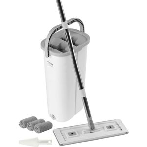 VEVOR Mop and Bucket with Wringer Set Wet & Dry Use Flat Mop and Bucket System VEVOR Mop and Bucket with Wringer Set Wet & Dry Use Flat Mop and Bucket System