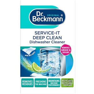 Dr Beckmann Service-It Deep Clean Dishwasher Cleaner 75g + Wipe Dr Beckmann Service-It Deep Clean Dishwasher Cleaner 75g + Wipe