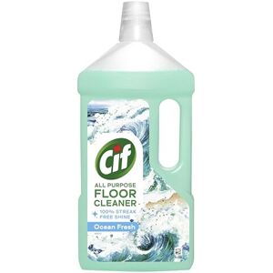 Cif Ocean Floor Cleaner against stubborn dirt for cleaning linoleum, vinyl and c Cif Ocean Floor Cleaner against stubborn dirt for cleaning linoleum, vinyl and c