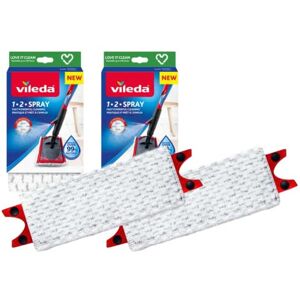 Vileda 1-2 Spray Microfibre Pads Refill Mop Head Replacement Set for Vileda Ultr Vileda 1-2 Spray Microfibre Pads Refill Mop Head Replacement Set for Vileda Ultr