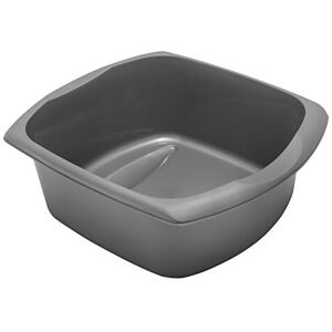 Addis Rectangular Washing up Bowl, Metallic, Large, 9.5 Litre Addis Rectangular Washing up Bowl, Metallic, Large, 9.5 Litre