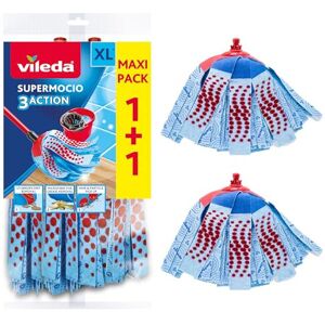 Vileda SuperMocio 3Action XL Mop Refill (Pack of 2) Vileda SuperMocio 3Action XL Mop Refill (Pack of 2)