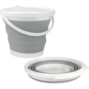 Beldray Collapsible Bucket, 10L, Foldable Silicone, Space-Saving, Grey Beldray Collapsible Bucket, 10L, Foldable Silicone, Space-Saving, Grey