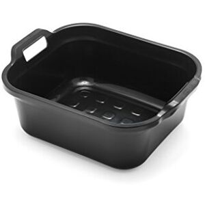 Addis 517936 Large Rectangular 10 Litre Washing Up Bowl with Handles, Black, 39 Addis 517936 Large Rectangular 10 Litre Washing Up Bowl with Handles, Black, 39