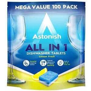 Astonish All In 1 Powerful Cleaning Dishwasher Tablets with Salt and Rinse Aid, Astonish All In 1 Powerful Cleaning Dishwasher Tablets with Salt and Rinse Aid,