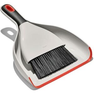 OXO Good Grips Dustpan & Brush Set, Cream, Standard OXO Good Grips Dustpan & Brush Set, Cream, Standard
