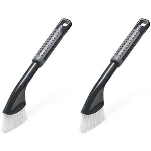 Addis ComfiGrip Grout/Cleaning Brush In Graphite With Stiff Bristles (Pack of 2) Addis ComfiGrip Grout/Cleaning Brush In Graphite With Stiff Bristles (Pack of 2)