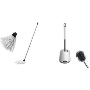 Addis Cotton Mop, 3 Piece Handle & Replacement Head Addis Cotton Mop, 3 Piece Handle & Replacement Head