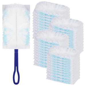 χωρίς εμπορικό σήμα 42 pieces duster with 1 handle, dust magnet refill pack χωρίς εμπορικό σήμα 42 pieces duster with 1 handle, dust magnet refill pack