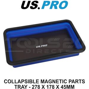 US PRO Tools Collapsible Magnetic Parts Tray - 278 x 178 x 45mm 6895 US PRO Tools Collapsible Magnetic Parts Tray - 278 x 178 x 45mm 6895