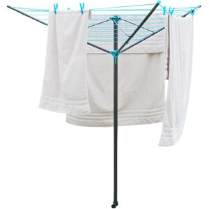 LIVHOME 30m Rotary Airer Clothes Line With 3 Arms For Laundry Drying Washing Out LIVHOME 30m Rotary Airer Clothes Line With 3 Arms For Laundry Drying Washing Out
