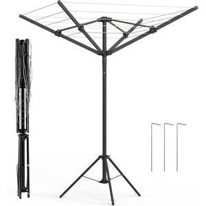 Vivo 4 Arm Rotary Washing Line Freestanding Portable Airer Foldable Outdoor Indoor Vivo 4 Arm Rotary Washing Line Freestanding Portable Airer Foldable Outdoor Indoor