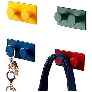 Unbranded (As show, One size) Adhesive wall hanging hooks (4 pieces), splicing multi-color Unbranded (As show, One size) Adhesive wall hanging hooks (4 pieces), splicing multi-color