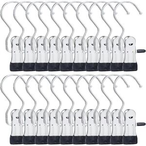 Unbranded (As show, One size) Clothes Hook 20 Pieces Multipurpose Rotating Clothes Hanger Unbranded (As show, One size) Clothes Hook 20 Pieces Multipurpose Rotating Clothes Hanger