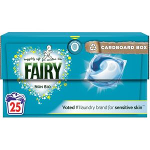 FAIRY NON BIO PODS WASHING LIQUID CAPSULE FOR SENSITIVE SKIN 25 WASHES FAIRY NON BIO PODS WASHING LIQUID CAPSULE FOR SENSITIVE SKIN 25 WASHES