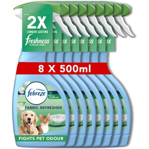 Febreze Fabric Freshener Spray, 4L (500ml x 8) ? Pet Odour Fighter, Eliminates O Febreze Fabric Freshener Spray, 4L (500ml x 8) ? Pet Odour Fighter, Eliminates O
