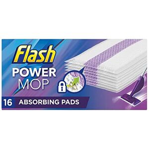 Flash Power Mop Refills with 16 Pads Floor Cleaning Absorbing Lock Home Surface Pad Mu Flash Power Mop Refills with 16 Pads Floor Cleaning Absorbing Lock Home Surface Pad Mu