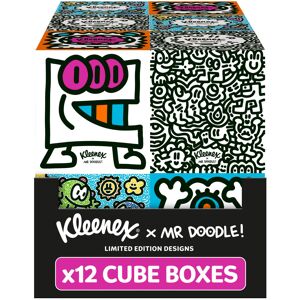 Kleenex x Mr Doodle Limited Edition Design Multipack Facial Tissues - 12 Cube Ti Kleenex x Mr Doodle Limited Edition Design Multipack Facial Tissues - 12 Cube Ti