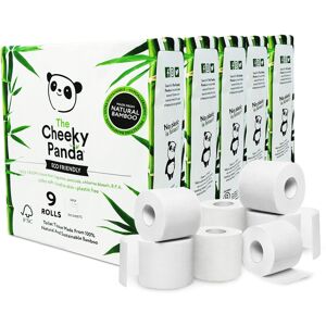The Cheeky Panda Bamboo Toilet Rolls Bulk Buy ? 45 Rolls (5 Packs of 9) 3 Ply The Cheeky Panda Bamboo Toilet Rolls Bulk Buy ? 45 Rolls (5 Packs of 9) 3 Ply