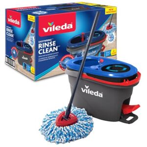 Vileda RinseClean Spin Mop System, Separates clean and dirty water, Effortless w Vileda RinseClean Spin Mop System, Separates clean and dirty water, Effortless w