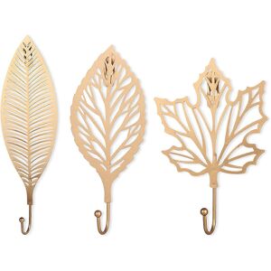 Unbranded (As show, One size) Adhesive Hook,3 Pieces Wall Hook Leaves Cast Iron Decorative Unbranded (As show, One size) Adhesive Hook,3 Pieces Wall Hook Leaves Cast Iron Decorative